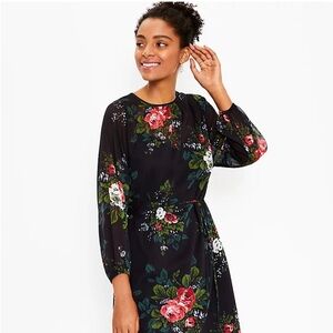 Loft Tie Waist Dress